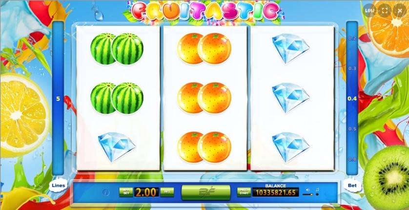Игровой автомат онлайн Fruitastic