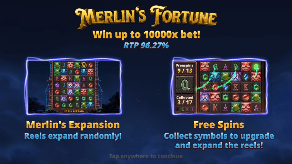 Игровой автомат онлайн Merlin’s Fortune