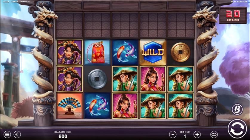 Игровой автомат онлайн Three Samurai