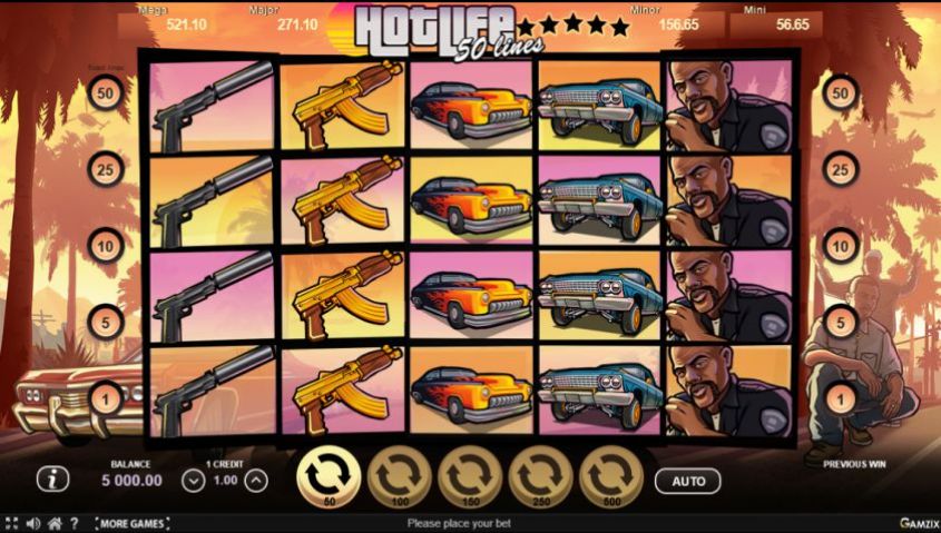 Игровой автомат онлайн Hotlife