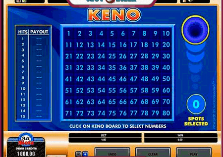 Игровой автомат онлайн Keno