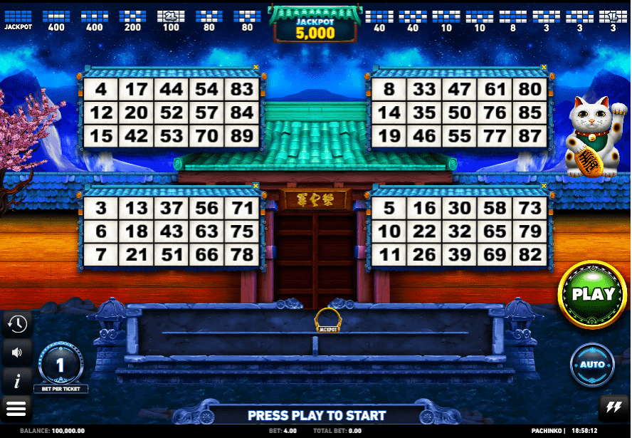 Игровой автомат онлайн Super Pachinko Plus